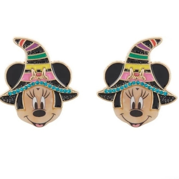 BaubleBar Jewelry - 🔹️Disney 🔹️x baublebar Minnie Mouse Witch Costume Stud Earrings NIB